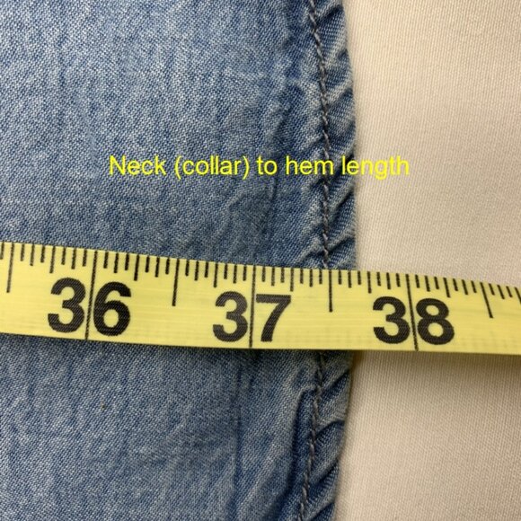 Parasuco Jeans-Like Long Shirt Size Small - Picture 8 of 11